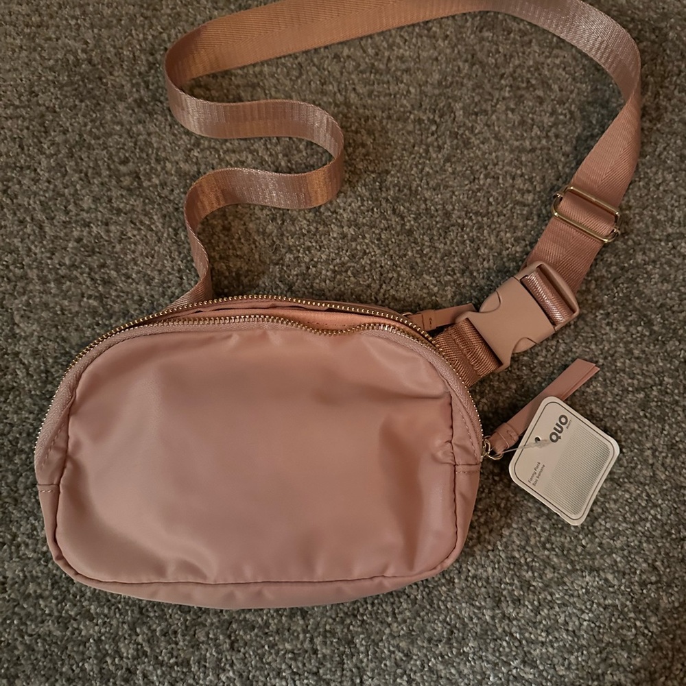 Pink Quo Crossbody Belt Bag